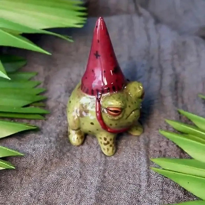Bonsai Garden Art - Estatuas de rana para jardín, estatua
