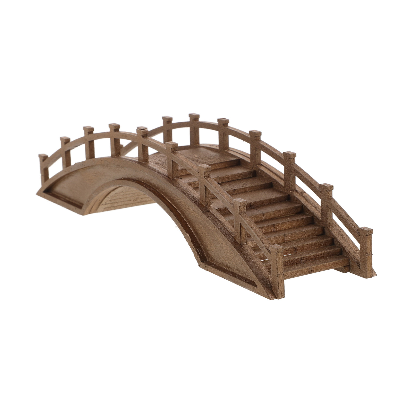 Bonsai Garden Set Up - Puente de arco de madera resistente