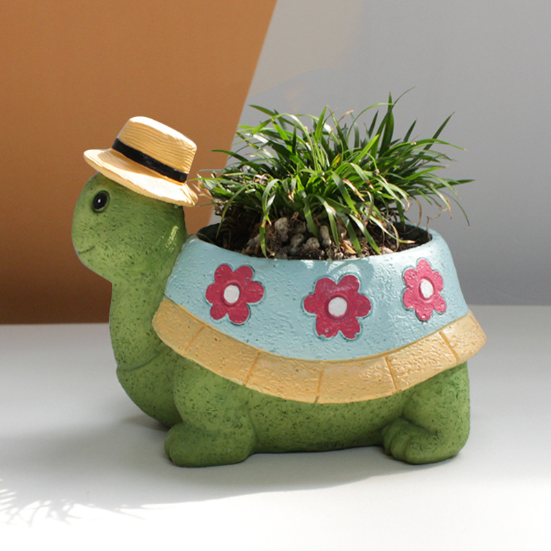 Bonsai Tree Zen Garden - Maceta de flores suculentas de animales