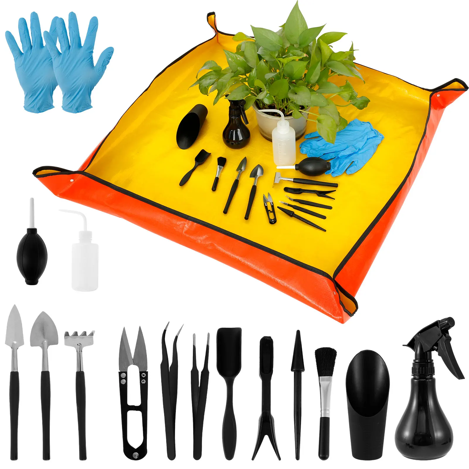 Bonsai Garden Miniature - Herramientas para plantas suculentas de jardín,