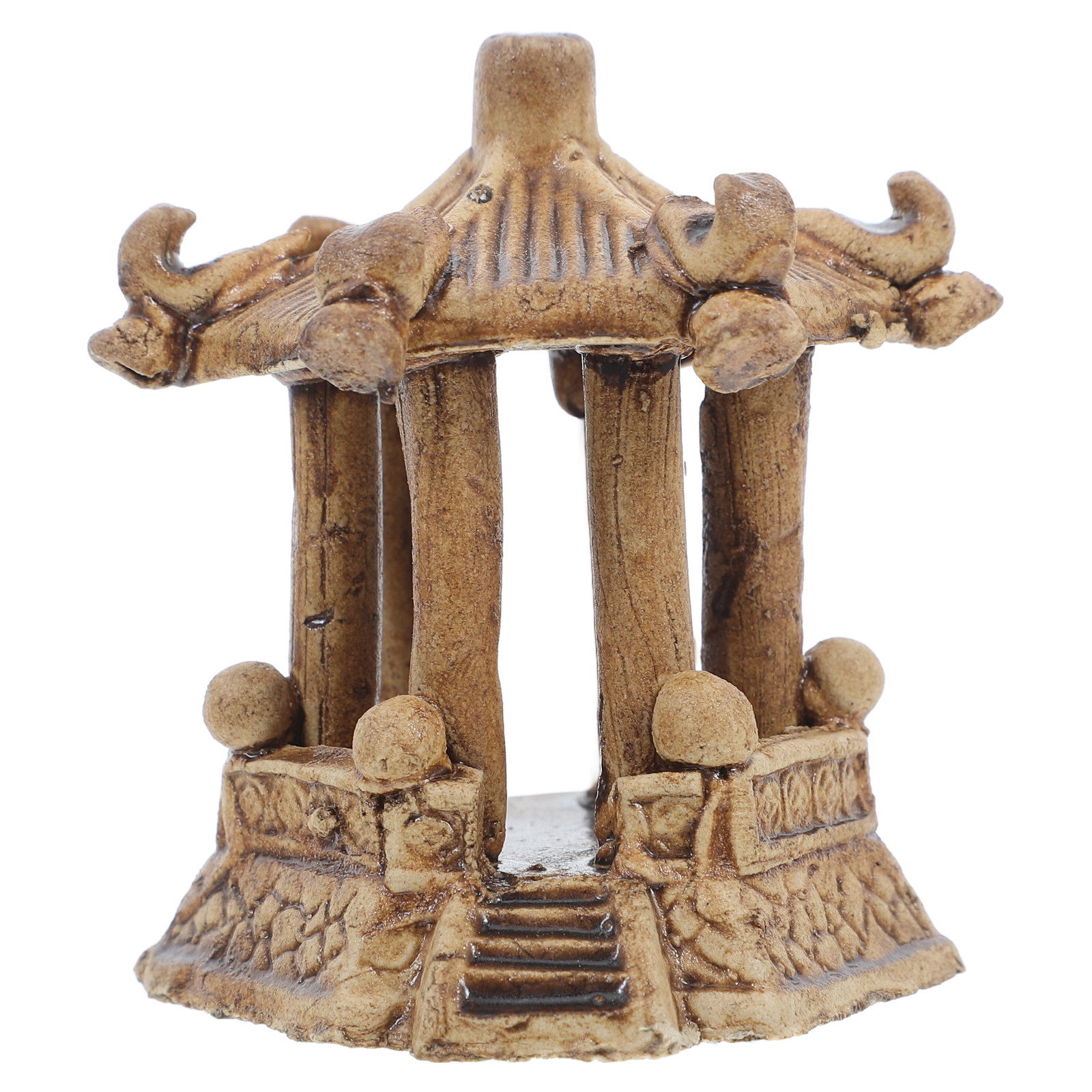 Bonsai Garden Miniature - Pagoda Hexagonal de Cerámica en Miniatura,