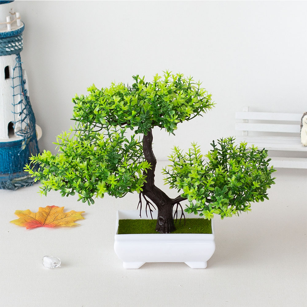 Bonsai Tree Zen Garden - Decoración de plantas artificiales, bonsái en