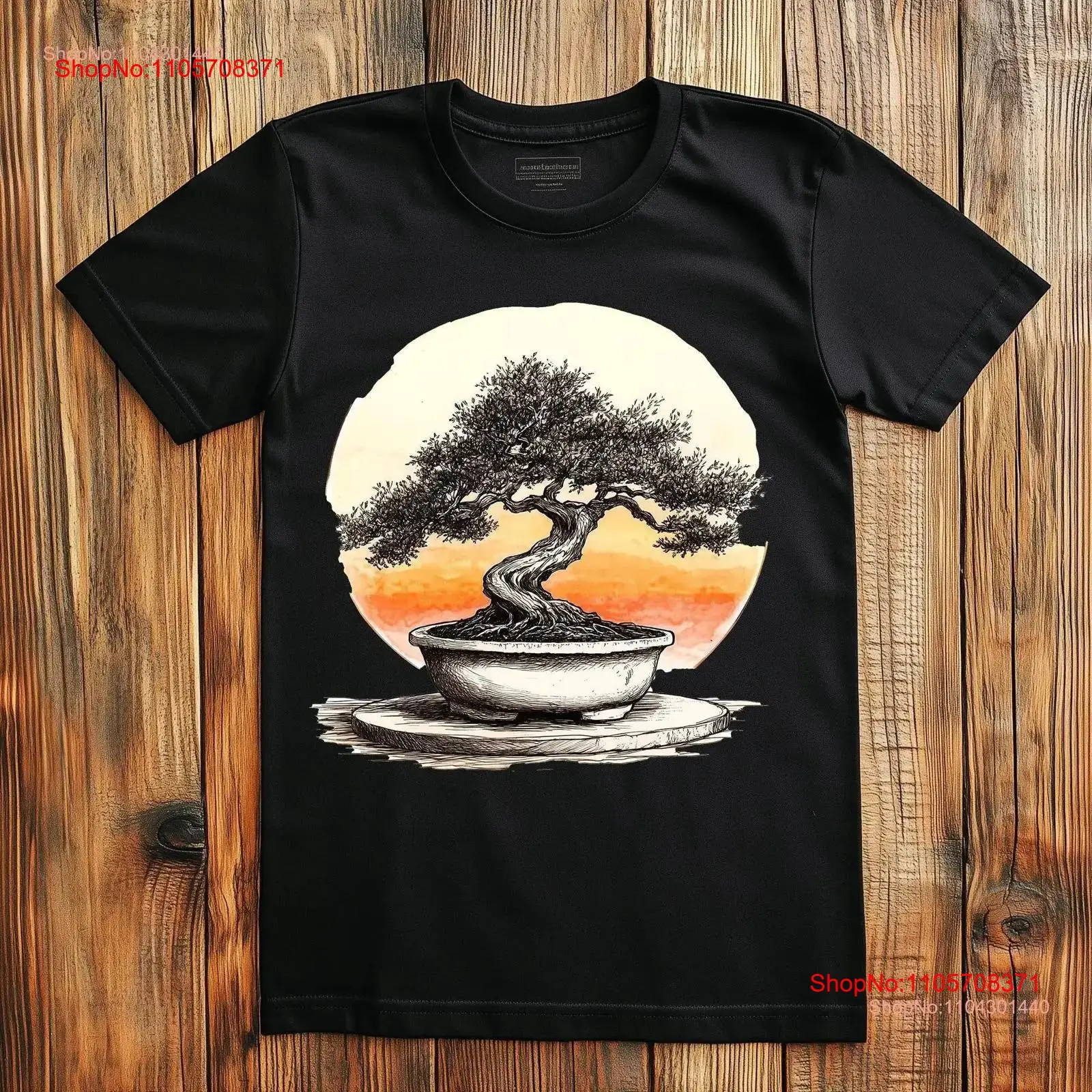 Bonsai Garden Art - Camiseta con diseño de bonsái japonés,