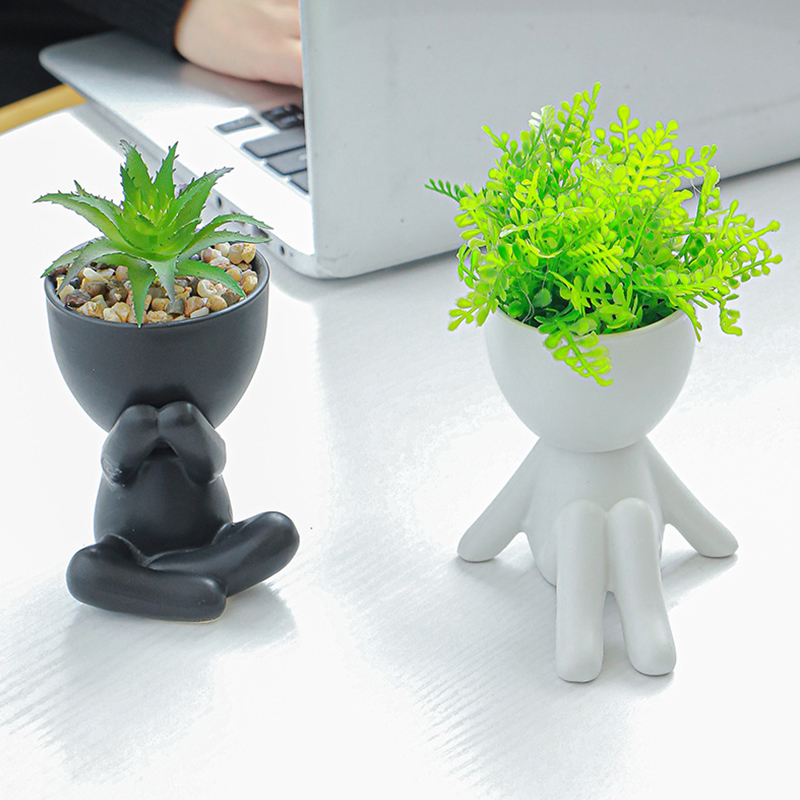 Maceta de cerámica de dibujos  - Bonsai Tree Zen Garden reseña y precio