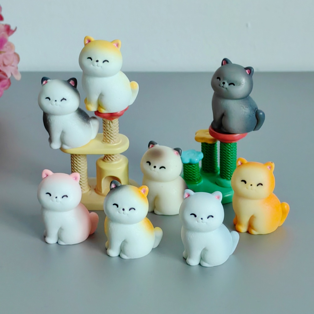 8 piezas de figuras miniatura  - Bonsai Garden Miniature reseña y precio