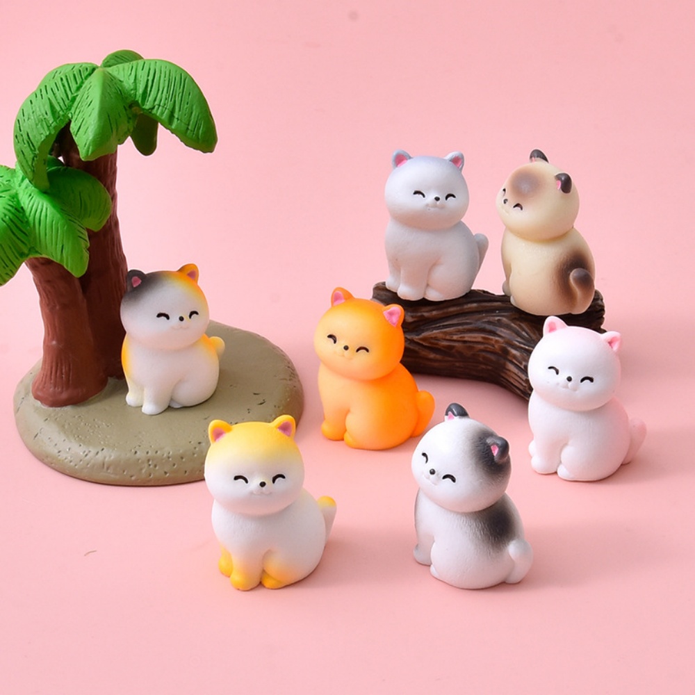 8 piezas de figuras miniatura  - Bonsai Garden Miniature reseña y precio