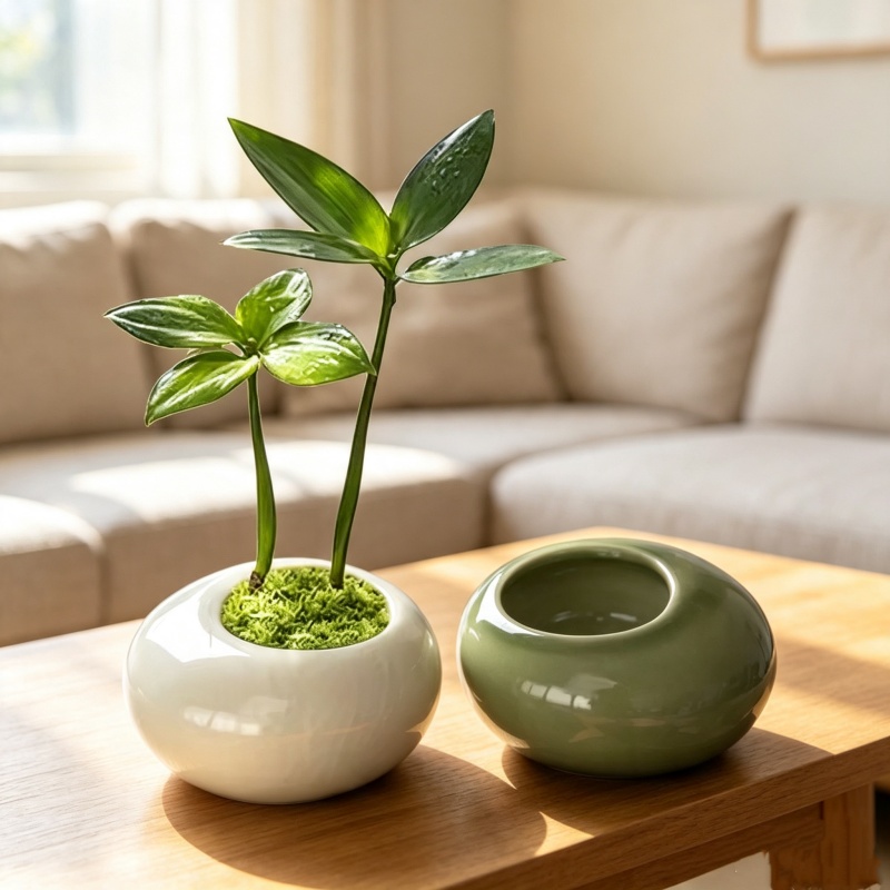 Mini Maceta con Efecto de Grie - Bonsai Garden Art reseña y precio