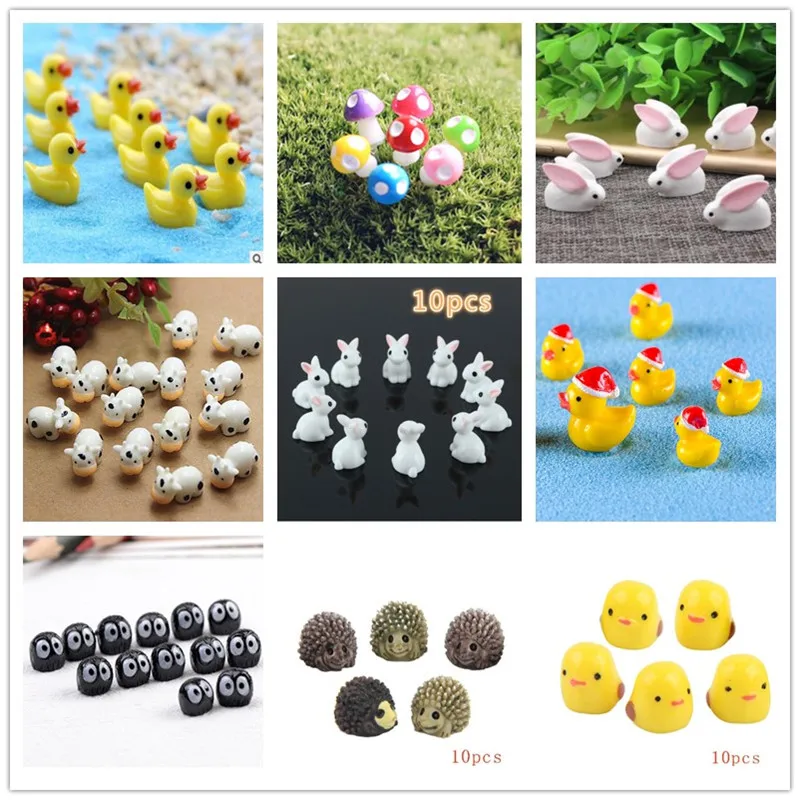 Lote de 10 piezas/erizo y vaca - Bonsai Garden Art reseña y precio