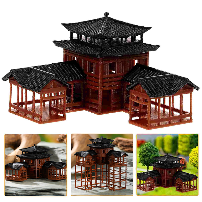 Modelo de Edificio Antiguo en  - Bonsai Garden Miniature reseña y precio