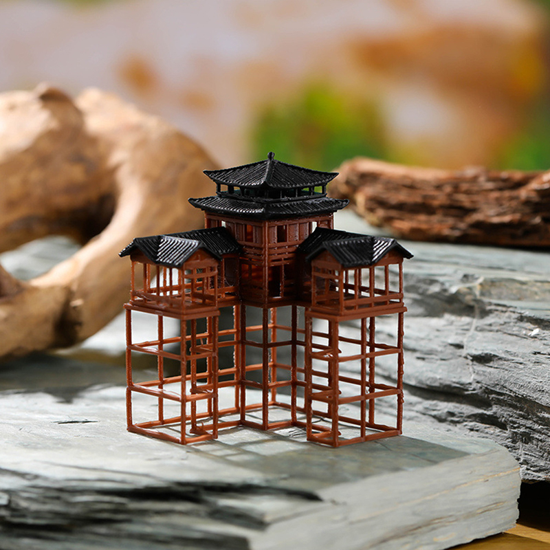 Modelo de Edificio Antiguo en  - Bonsai Garden Miniature reseña y precio