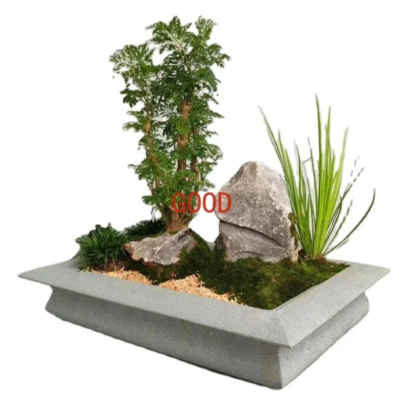 Mesa de té china de piedra azu - Bonsai Garden Art reseña y precio