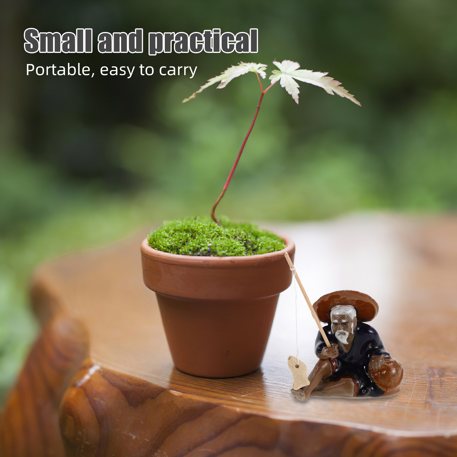 2 Piezas de Decoraciones de Pa - Bonsai Garden Set Up reseña y precio