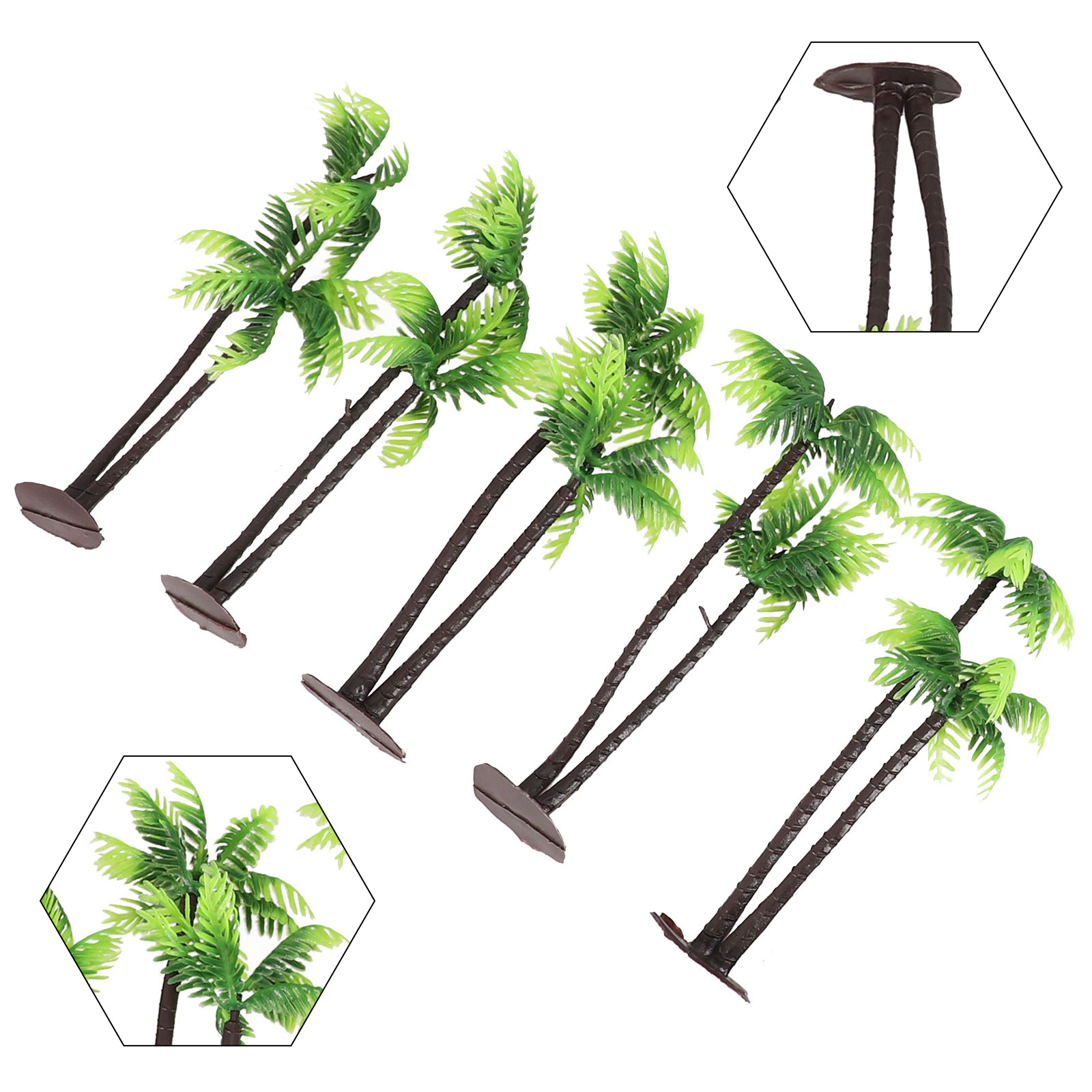 5 Piezas de Palmeras de Coco I - Bonsai Garden Layout reseña y precio