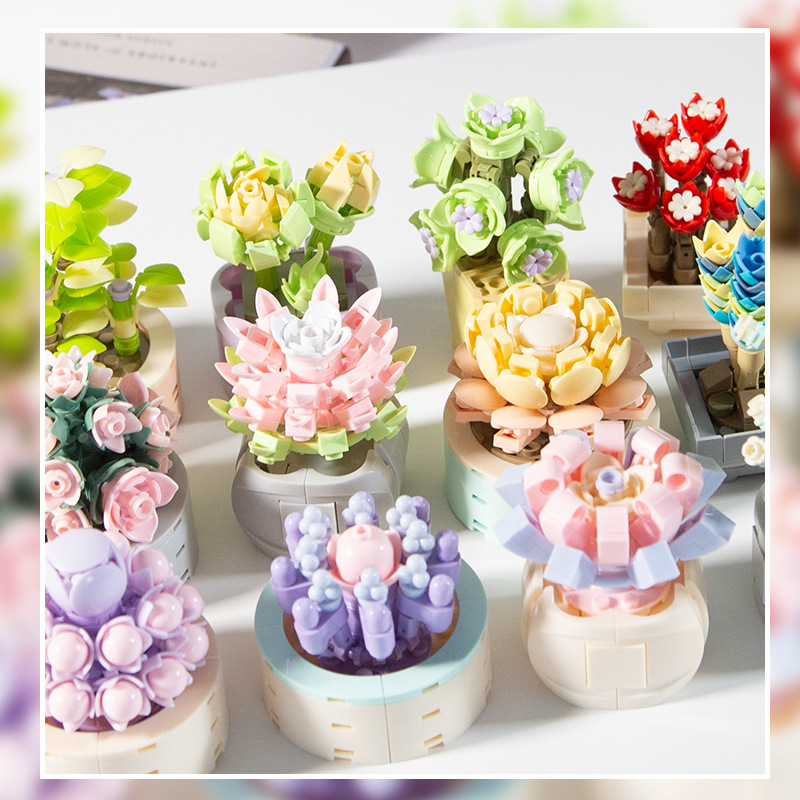 DIY MOC plantas en macetas suc - Bonsai Garden Lego Set reseña y precio
