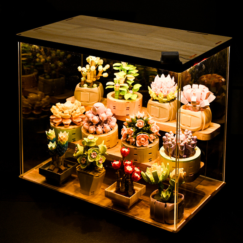DIY MOC plantas en macetas suc - Bonsai Garden Lego Set reseña y precio