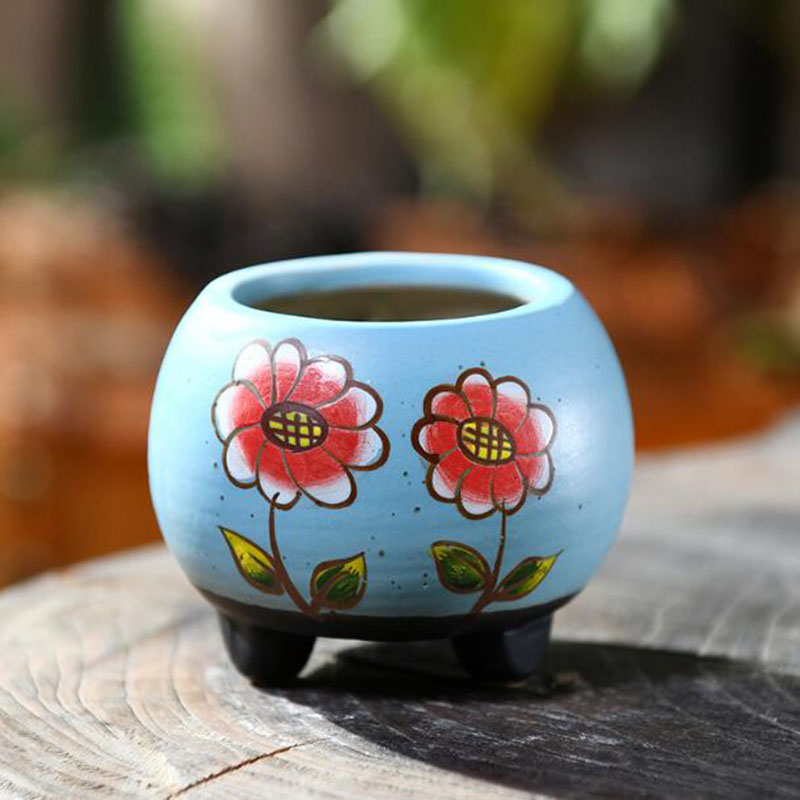 6 unids/set porcelana pintada  - Bonsai Garden Art reseña y precio