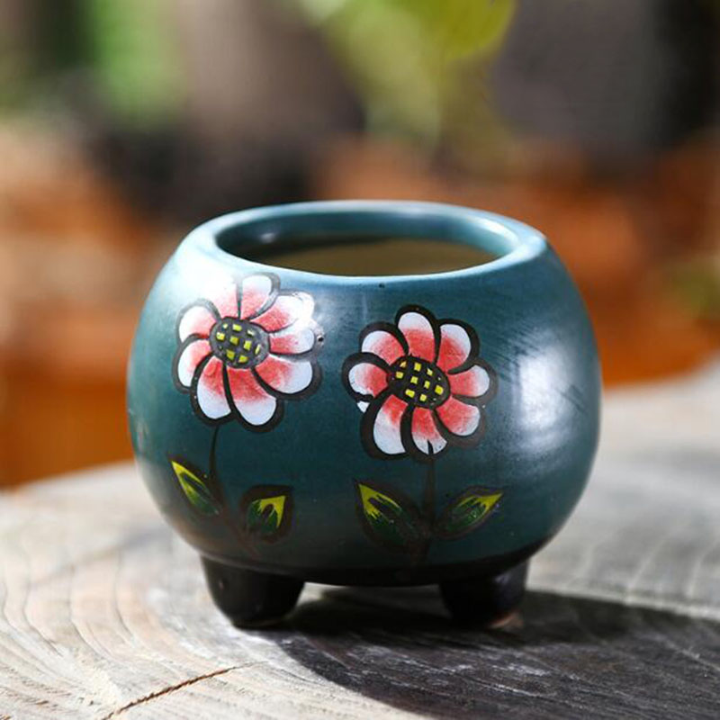 6 unids/set porcelana pintada  - Bonsai Garden Art reseña y precio