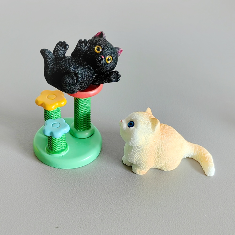 4 piezas de gato lindo, modelo - Bonsai Garden Miniature reseña y precio