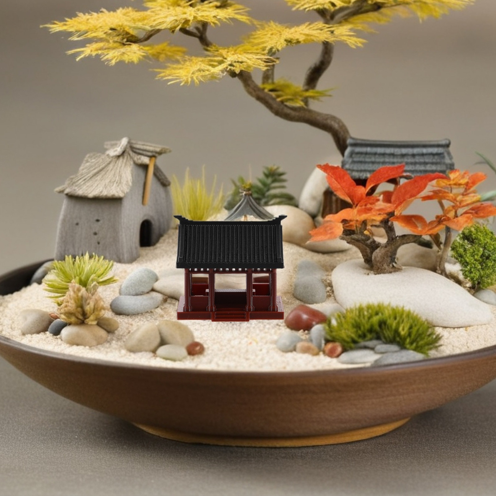 Escultura de Pabellón Asiático - Bonsai Garden Set Up reseña y precio