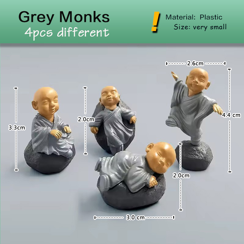 Figurita de monje chino Kong F - Bonsai Garden Art reseña y precio