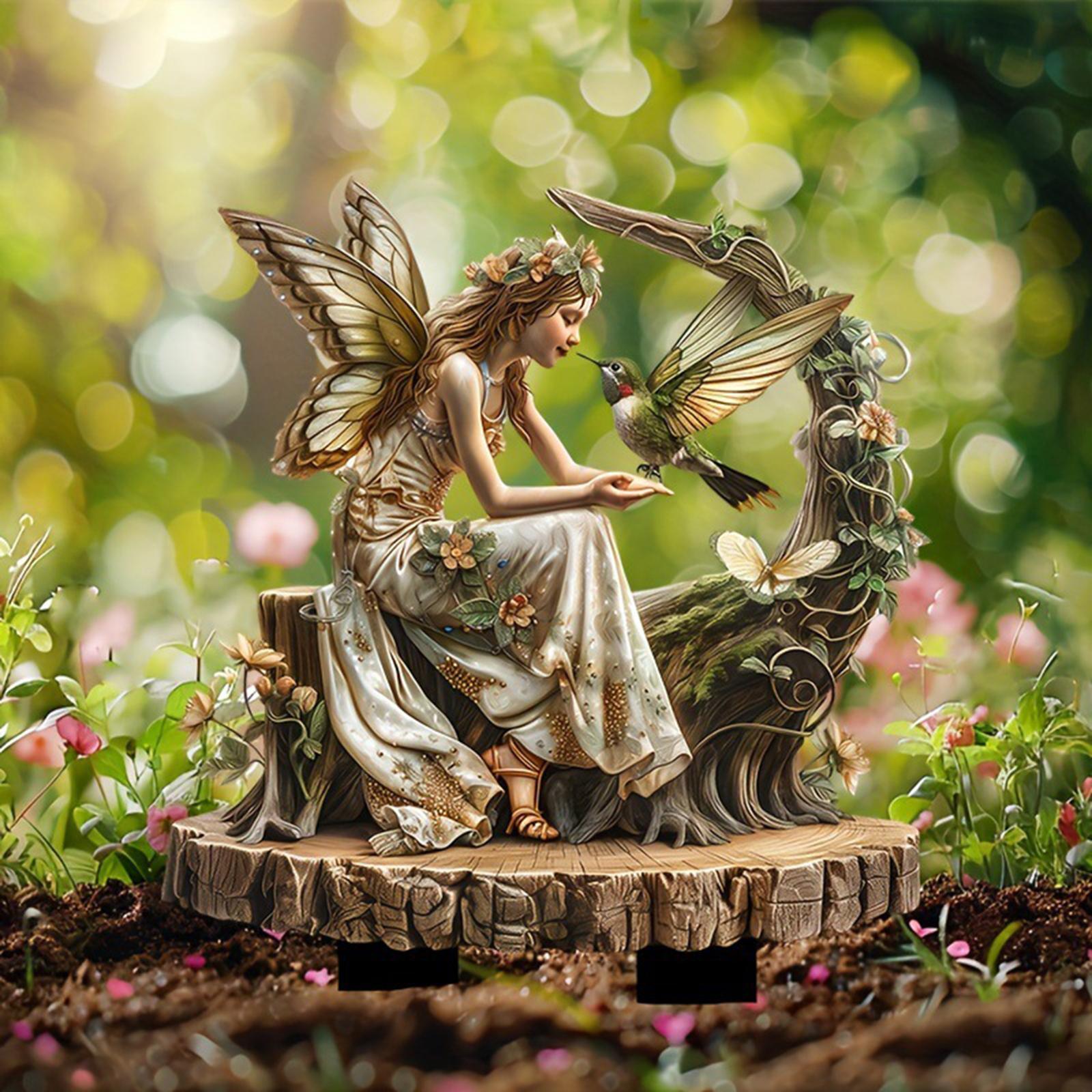Estaca decorativa de hadas par - Bonsai Garden Art reseña y precio