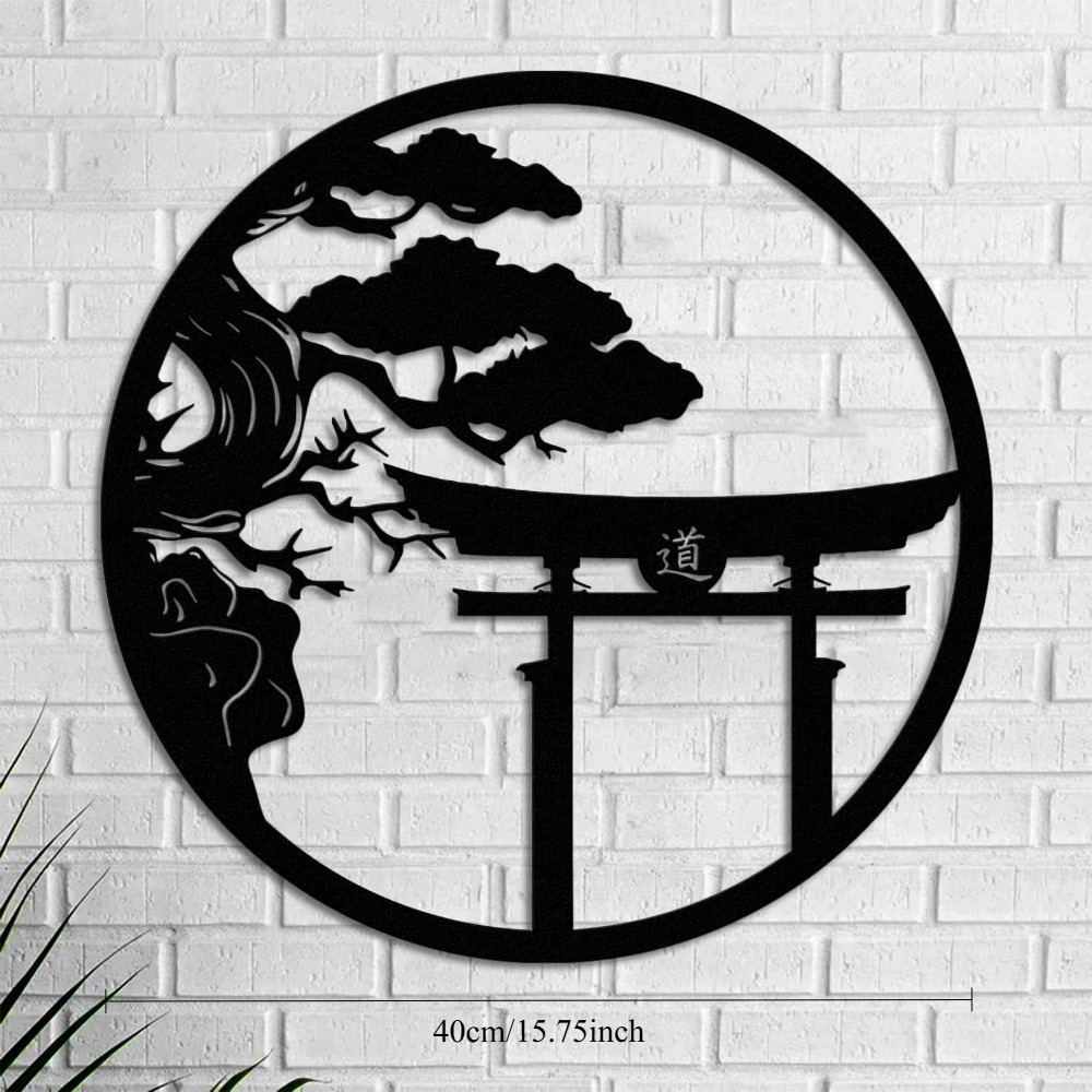 Arte Metálico de Pared con Dis - Bonsai Garden Art reseña y precio