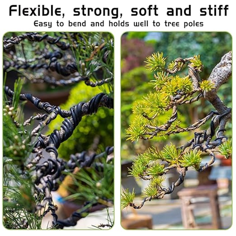 Alambre de Aluminio Negro de 1 - Bonsai Garden Art reseña y precio