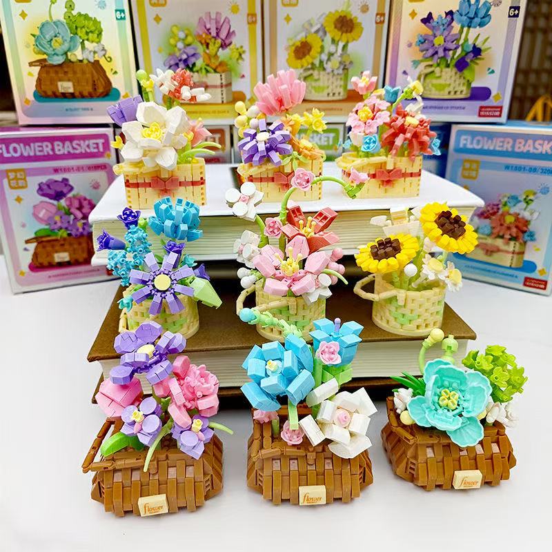 DIY maceta Rosa girasol planta - Bonsai Garden Lego Set reseña y precio