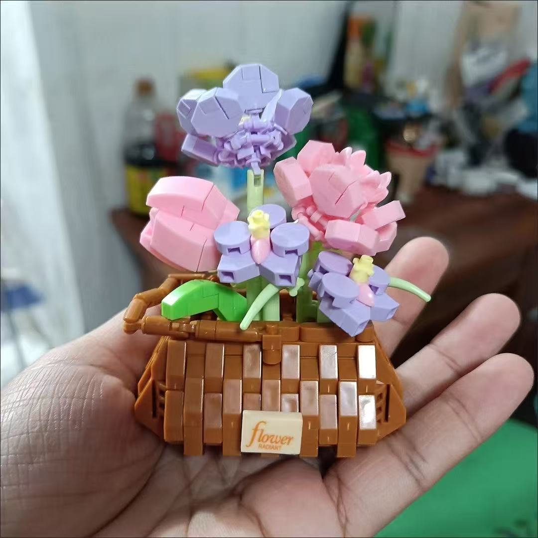 DIY maceta Rosa girasol planta - Bonsai Garden Lego Set reseña y precio